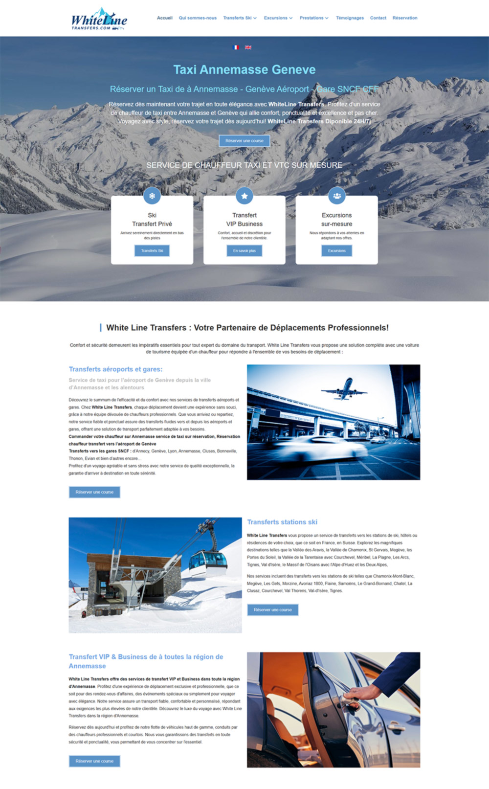Site internet pour VTC
